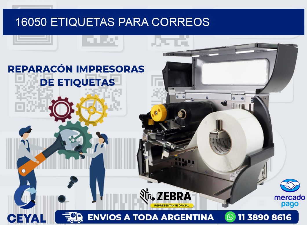 16050 ETIQUETAS PARA CORREOS