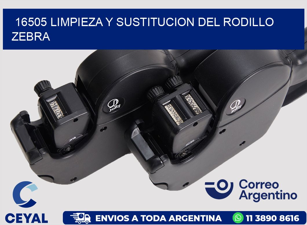 16505 LIMPIEZA Y SUSTITUCION DEL RODILLO ZEBRA