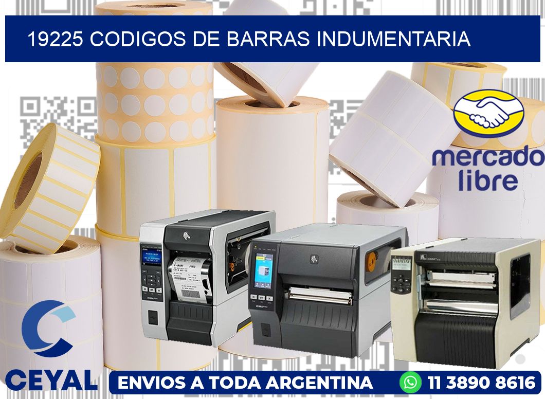 19225 CODIGOS DE BARRAS INDUMENTARIA