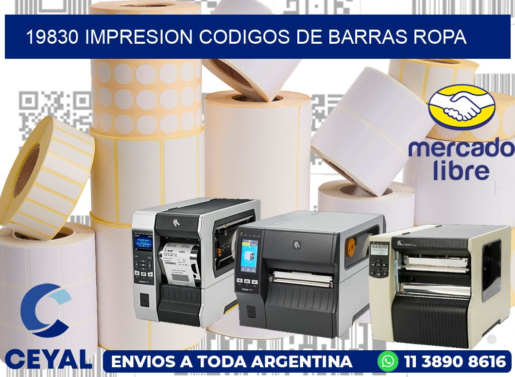 19830 IMPRESION CODIGOS DE BARRAS ROPA