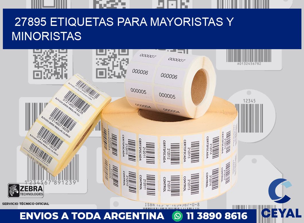 27895 ETIQUETAS PARA MAYORISTAS Y MINORISTAS