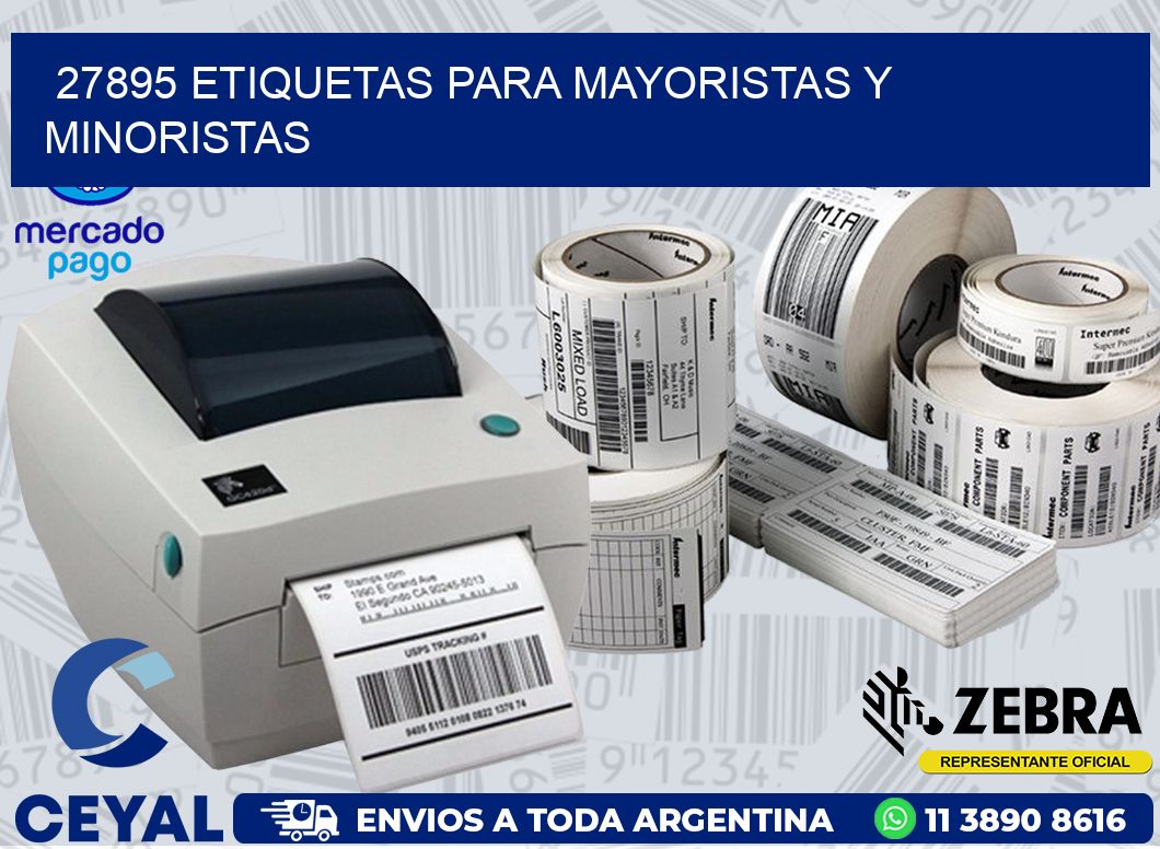 27895 ETIQUETAS PARA MAYORISTAS Y MINORISTAS