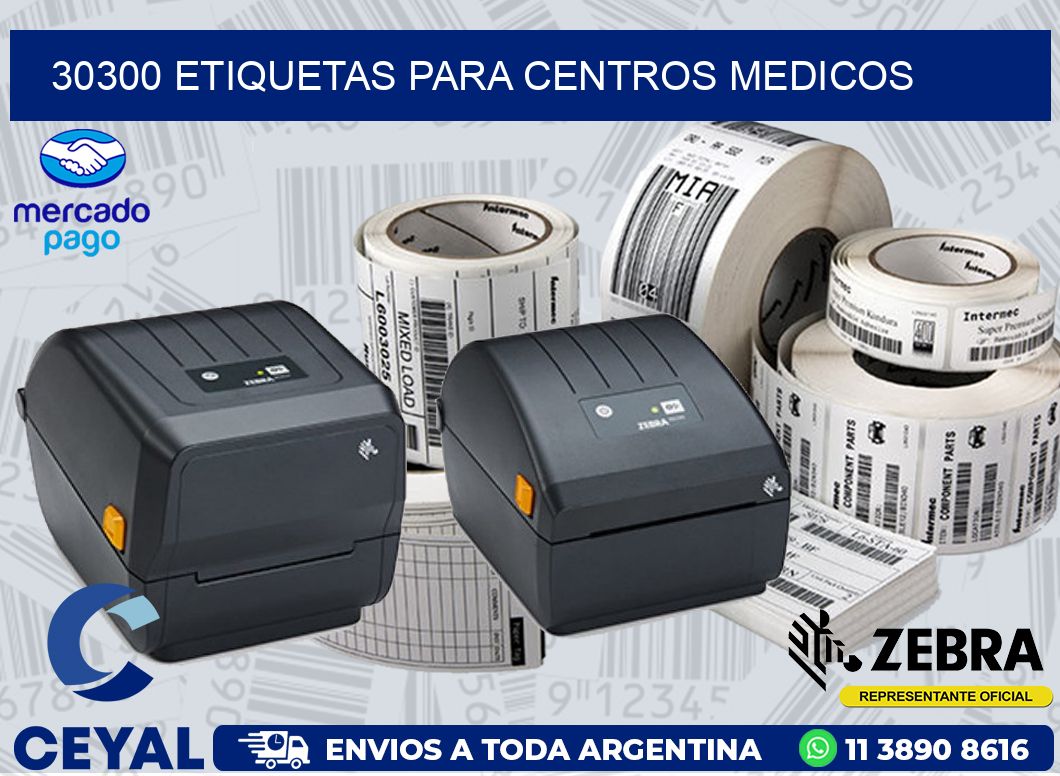 30300 ETIQUETAS PARA CENTROS MEDICOS