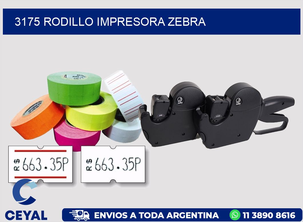 3175 RODILLO IMPRESORA ZEBRA