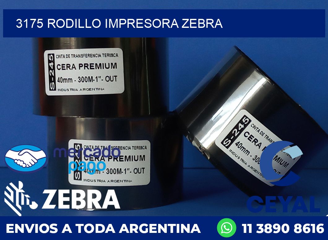 3175 RODILLO IMPRESORA ZEBRA