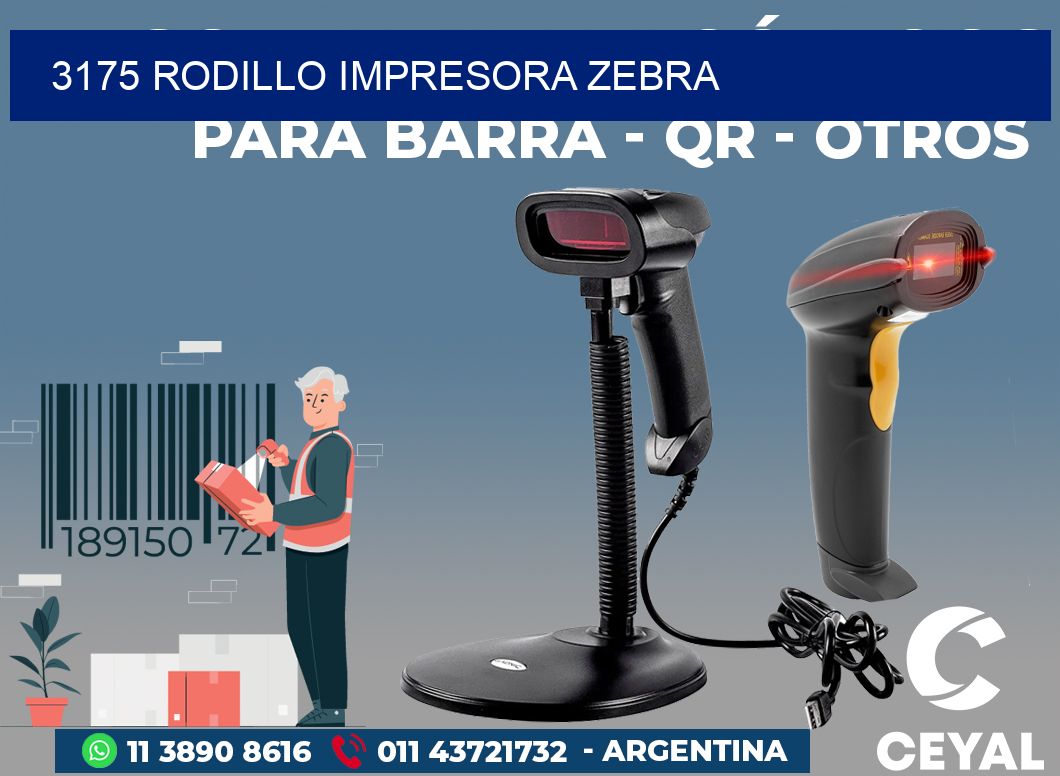 3175 RODILLO IMPRESORA ZEBRA