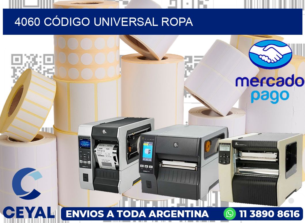 4060 CÓDIGO UNIVERSAL ROPA