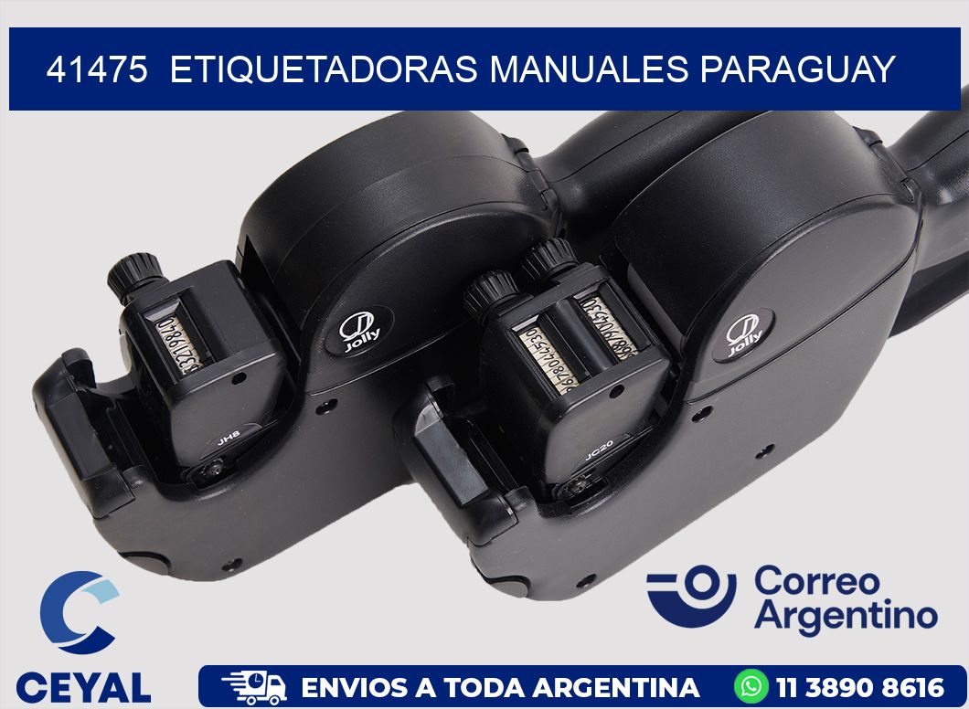 41475 ETIQUETADORAS MANUALES PARAGUAY