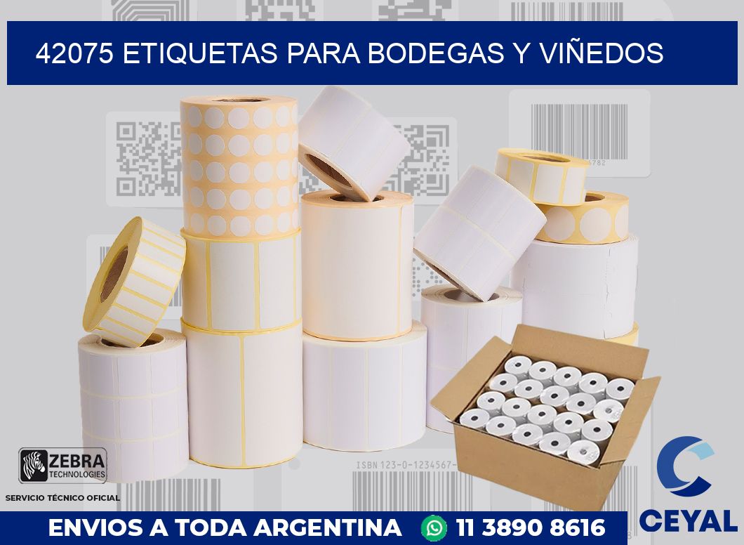 42075 ETIQUETAS PARA BODEGAS Y VIÑEDOS