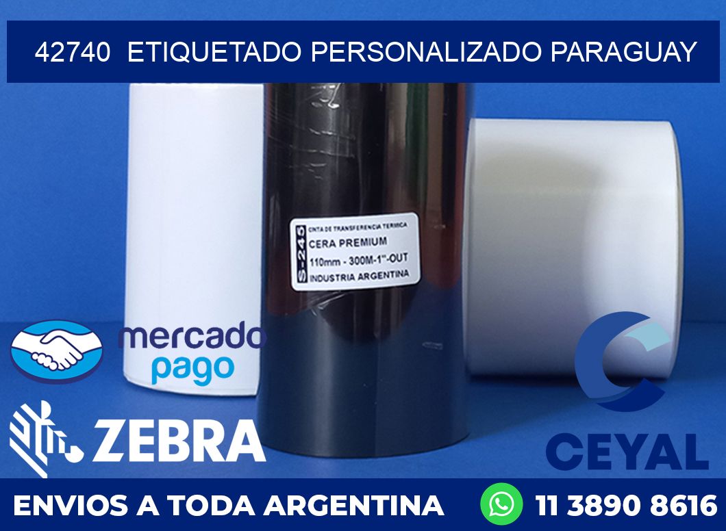 42740 ETIQUETADO PERSONALIZADO PARAGUAY