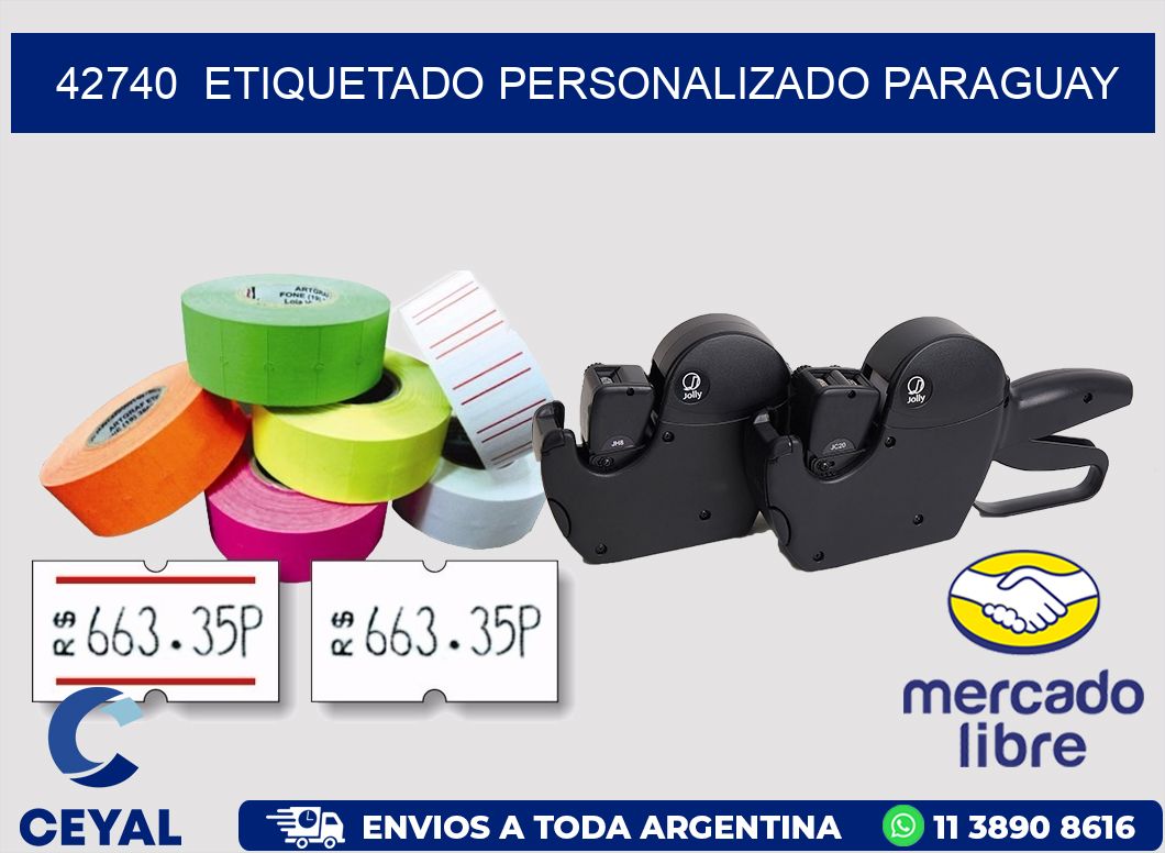 42740 ETIQUETADO PERSONALIZADO PARAGUAY