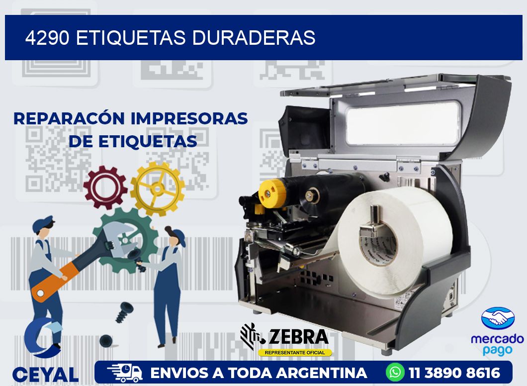 4290 ETIQUETAS DURADERAS