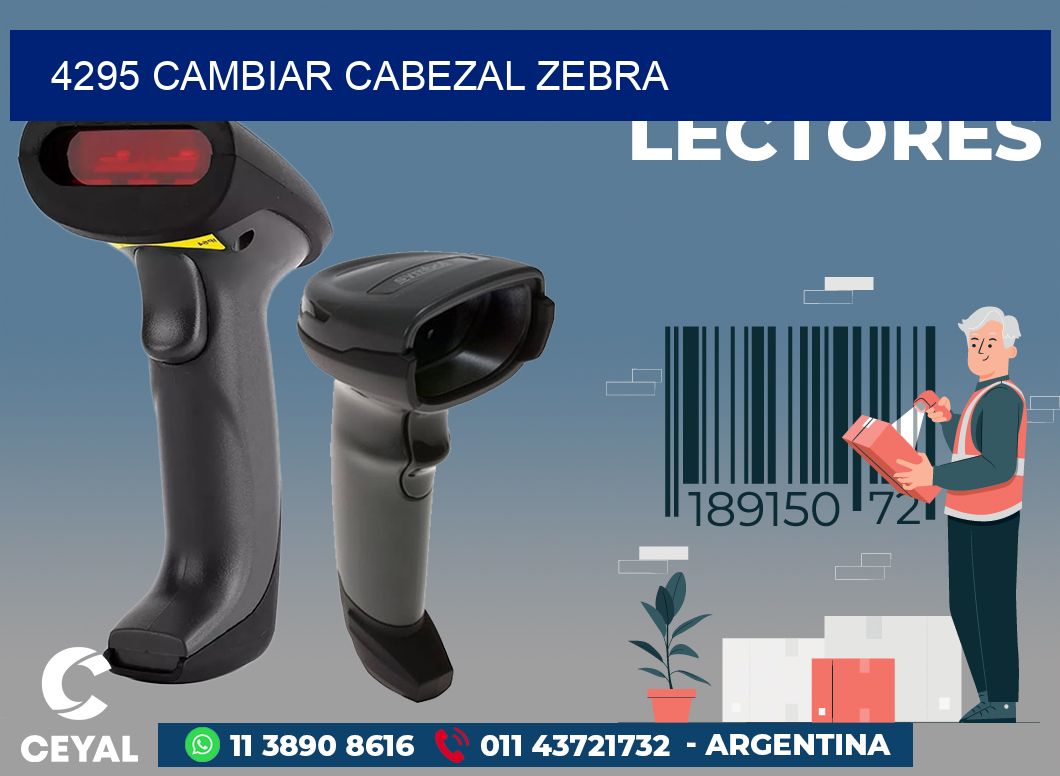 4295 CAMBIAR CABEZAL ZEBRA