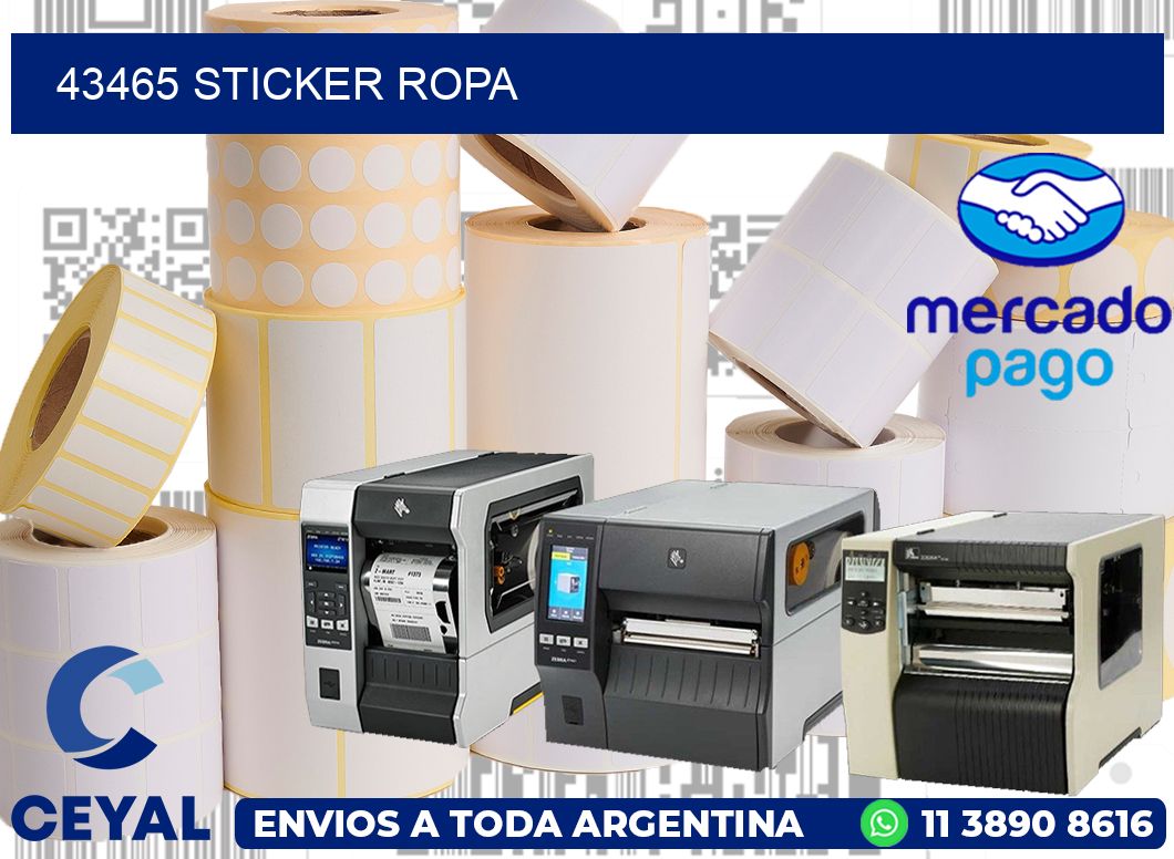 43465 STICKER ROPA