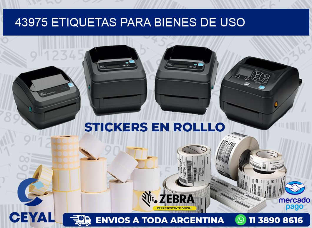 43975 ETIQUETAS PARA BIENES DE USO
