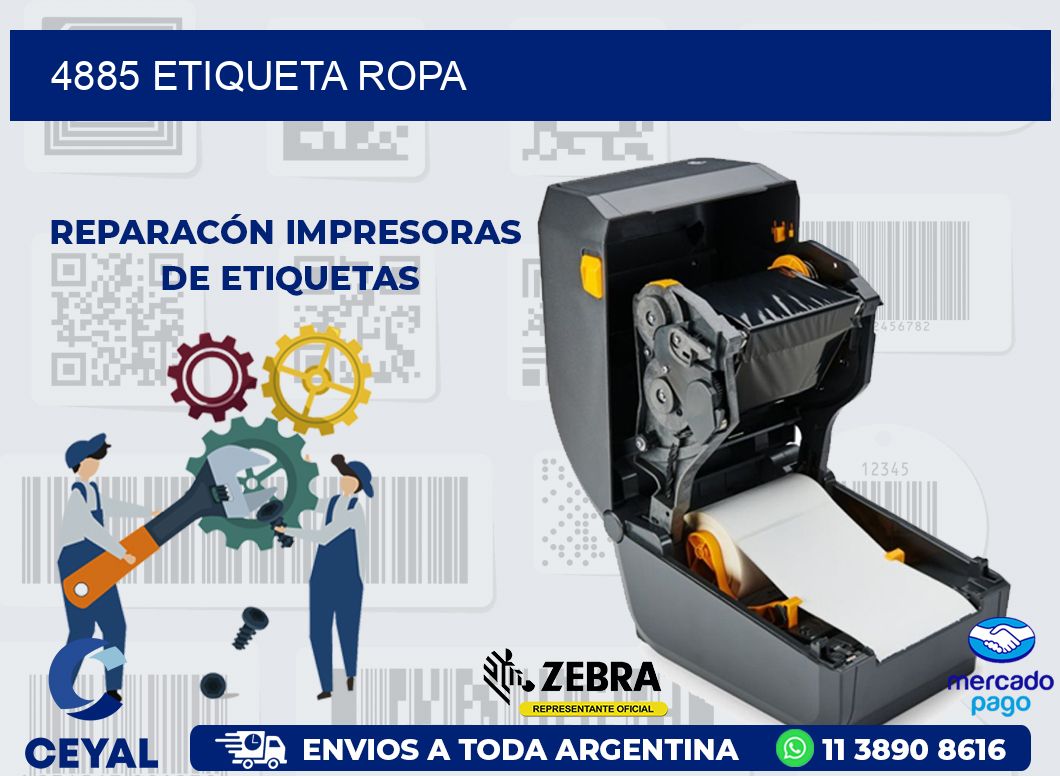 4885 ETIQUETA ROPA