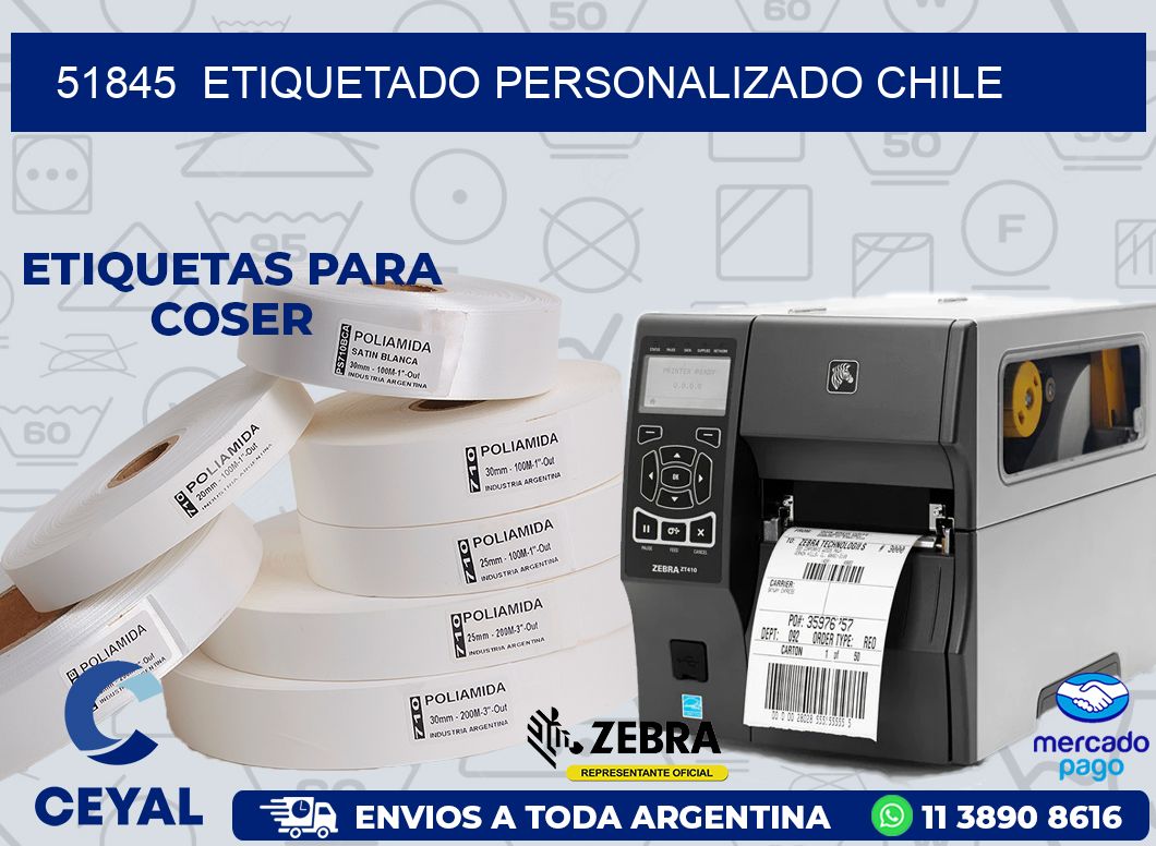 51845 ETIQUETADO PERSONALIZADO CHILE