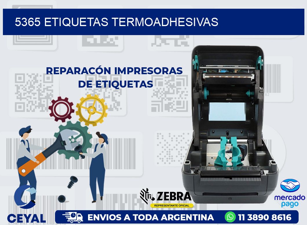 5365 ETIQUETAS TERMOADHESIVAS