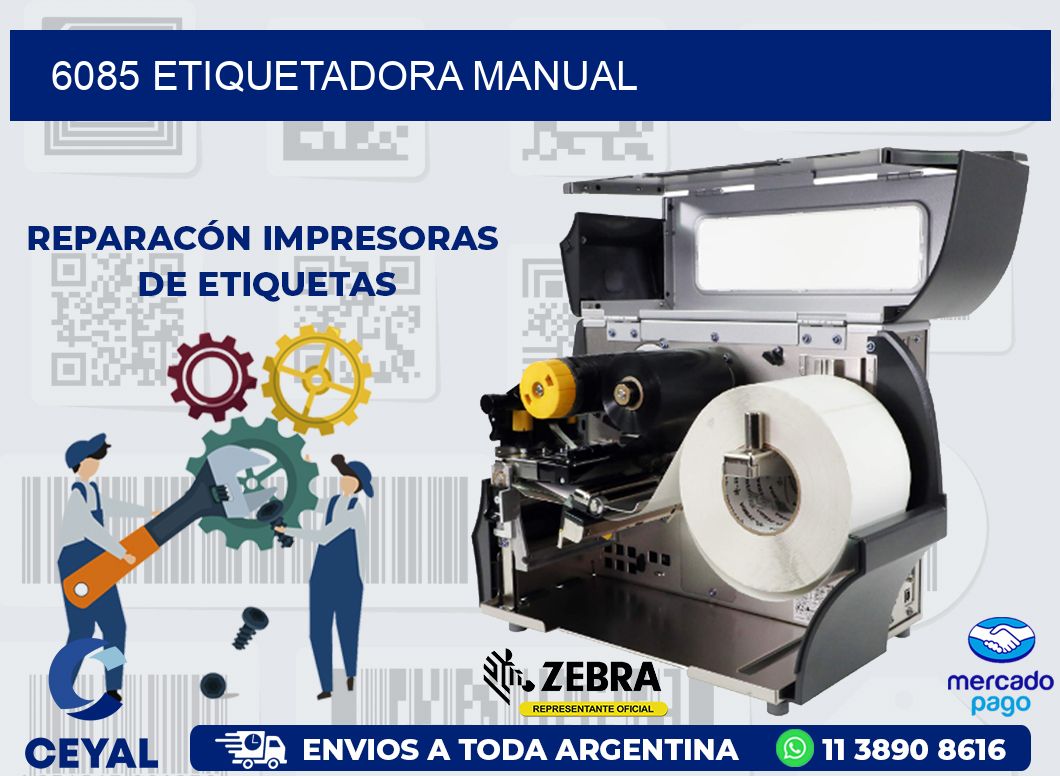 6085 ETIQUETADORA MANUAL