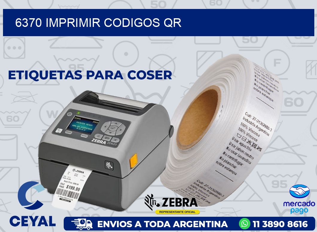 6370 IMPRIMIR CODIGOS QR