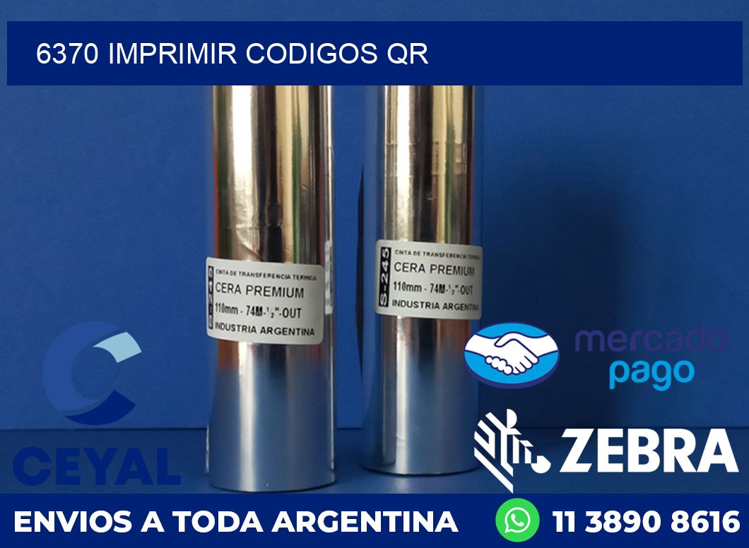 6370 IMPRIMIR CODIGOS QR