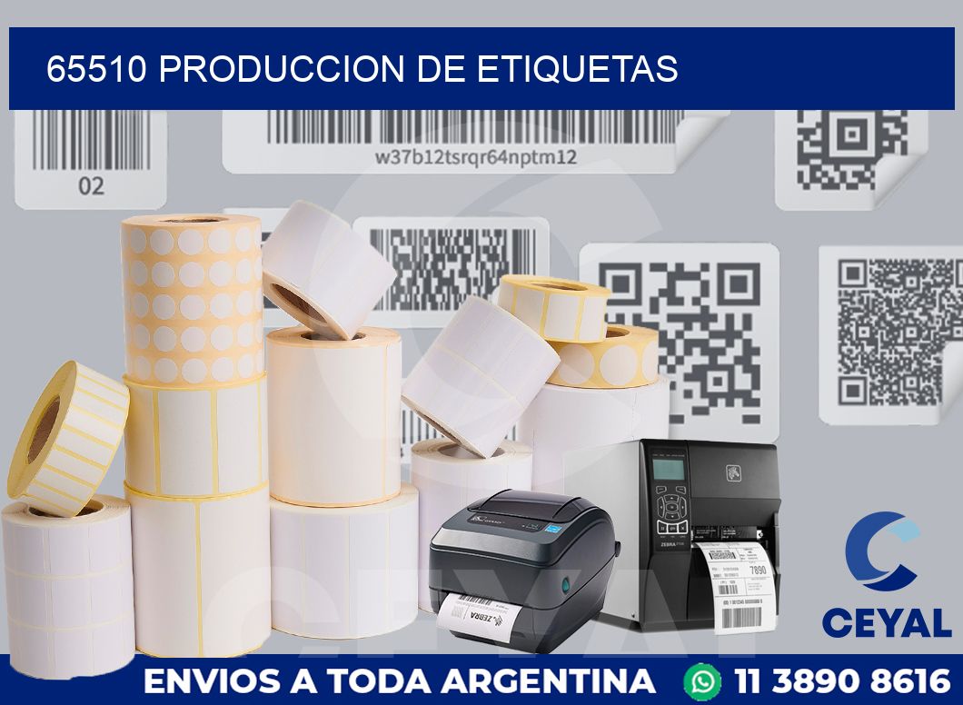 65510 PRODUCCION DE ETIQUETAS
