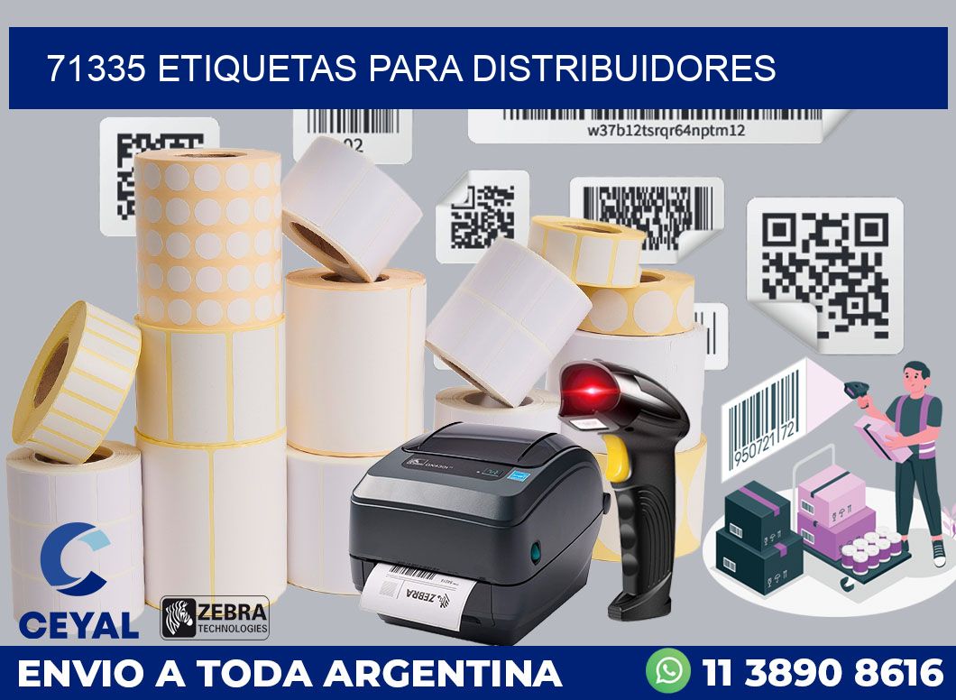 71335 ETIQUETAS PARA DISTRIBUIDORES