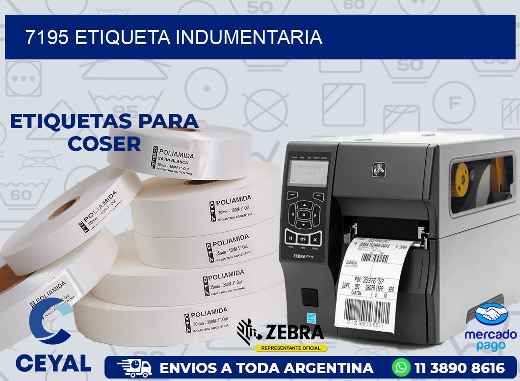 7195 ETIQUETA INDUMENTARIA