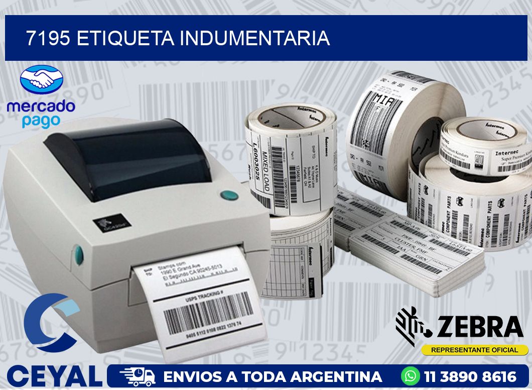 7195 ETIQUETA INDUMENTARIA