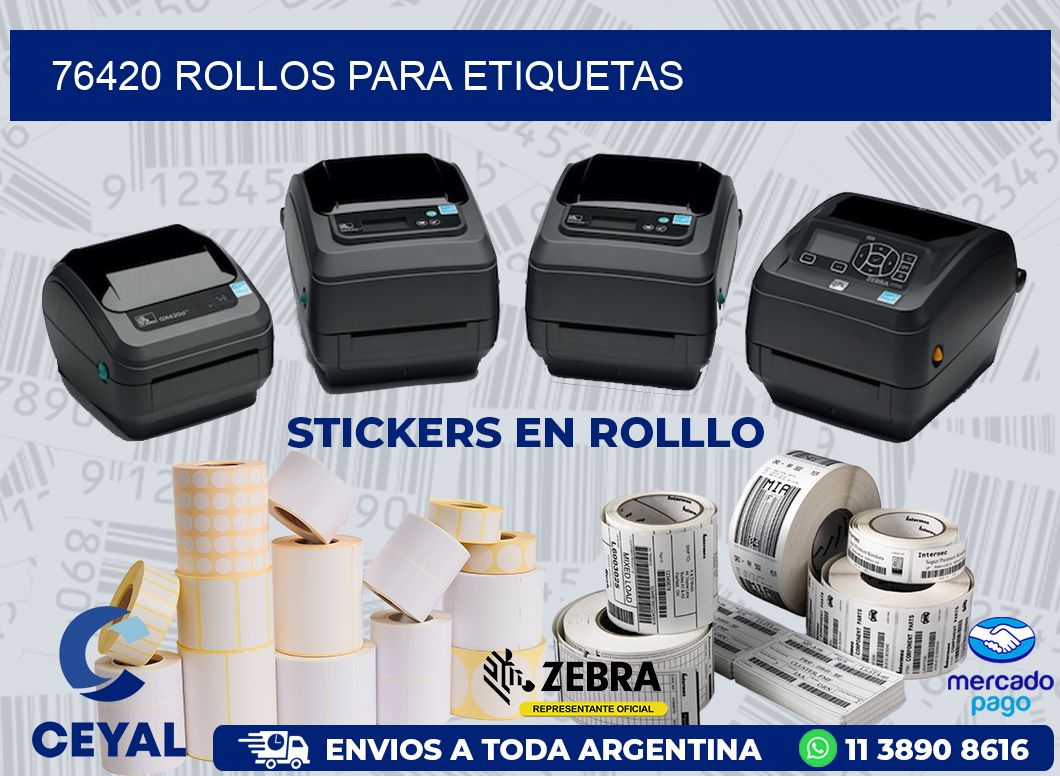 76420 ROLLOS PARA ETIQUETAS