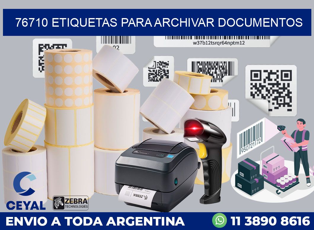 76710 ETIQUETAS PARA ARCHIVAR DOCUMENTOS