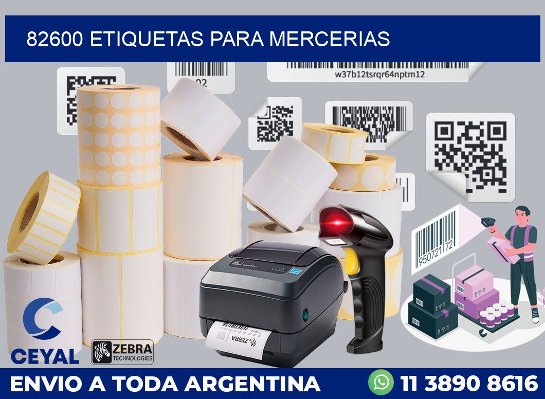 82600 ETIQUETAS PARA MERCERIAS