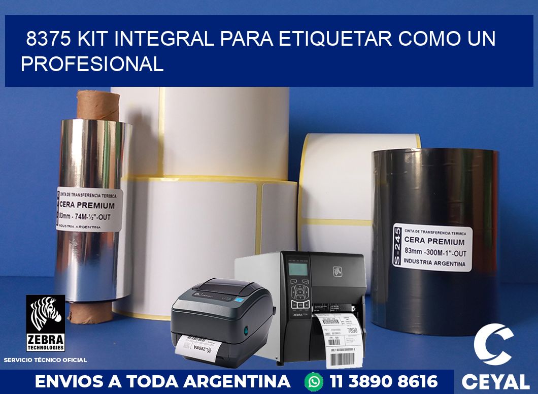 8375 KIT INTEGRAL PARA ETIQUETAR COMO UN PROFESIONAL