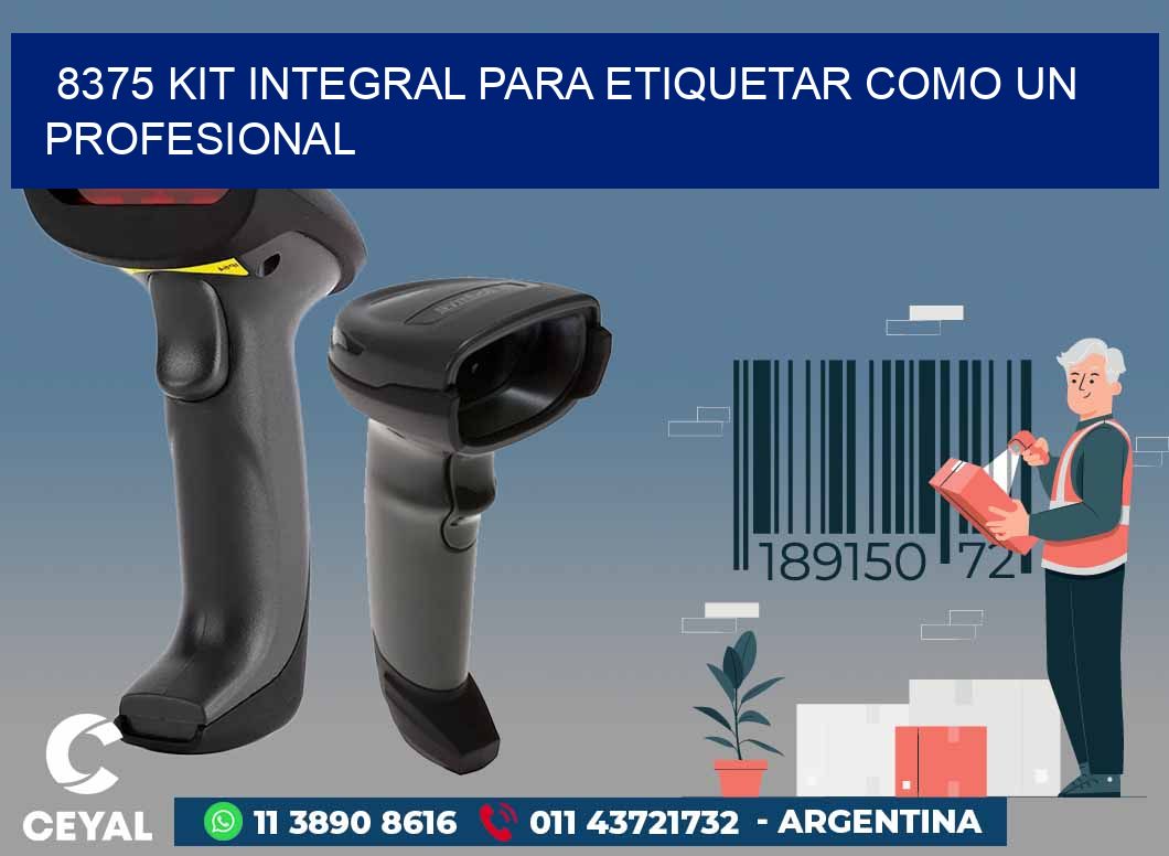 8375 KIT INTEGRAL PARA ETIQUETAR COMO UN PROFESIONAL