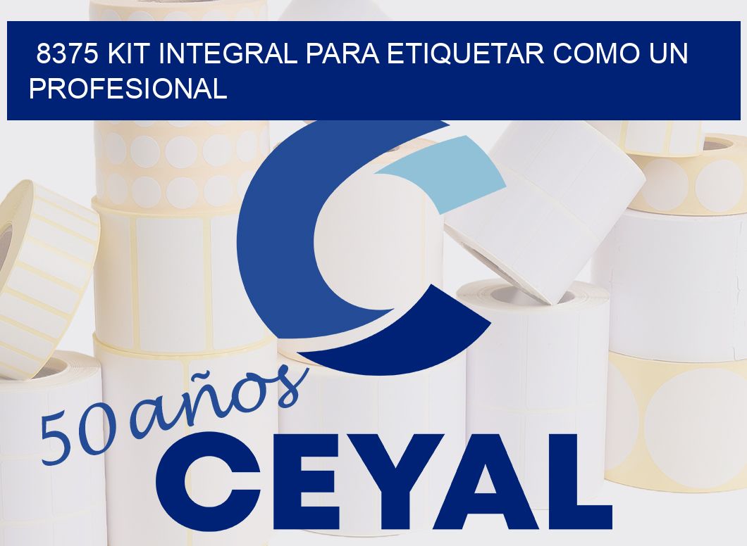 8375 KIT INTEGRAL PARA ETIQUETAR COMO UN PROFESIONAL