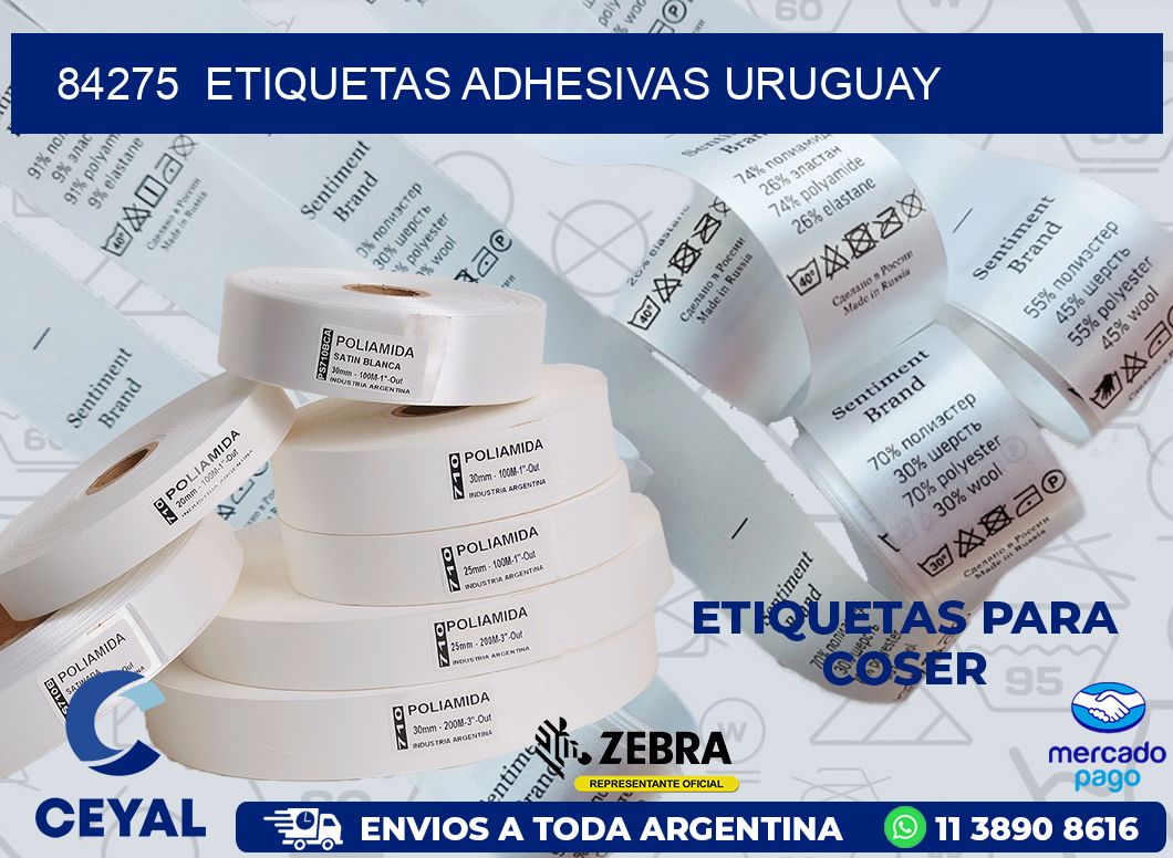 84275  ETIQUETAS ADHESIVAS URUGUAY