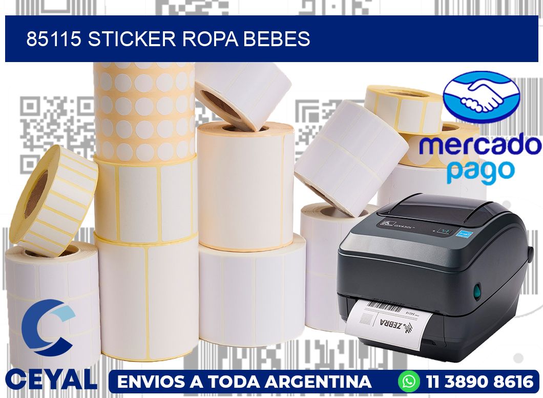 85115 STICKER ROPA BEBES