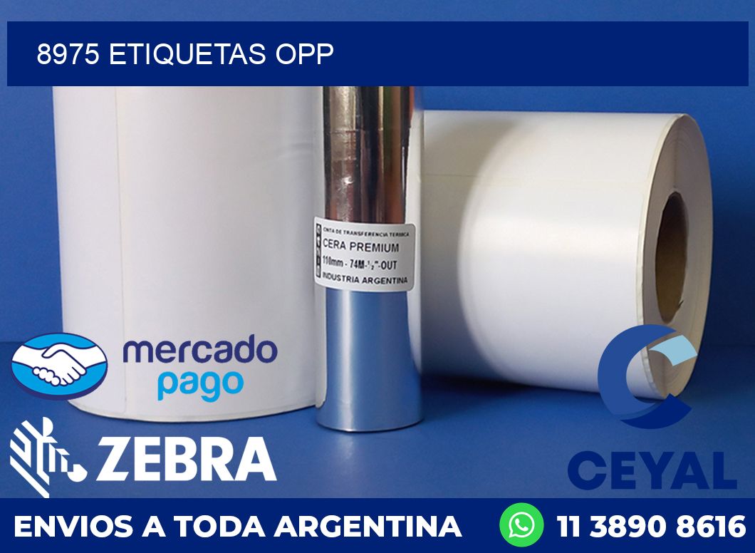 8975 ETIQUETAS OPP