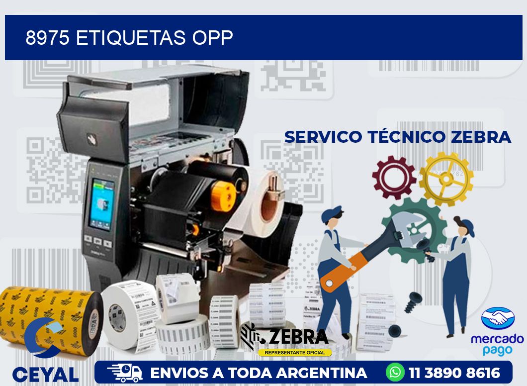 8975 ETIQUETAS OPP