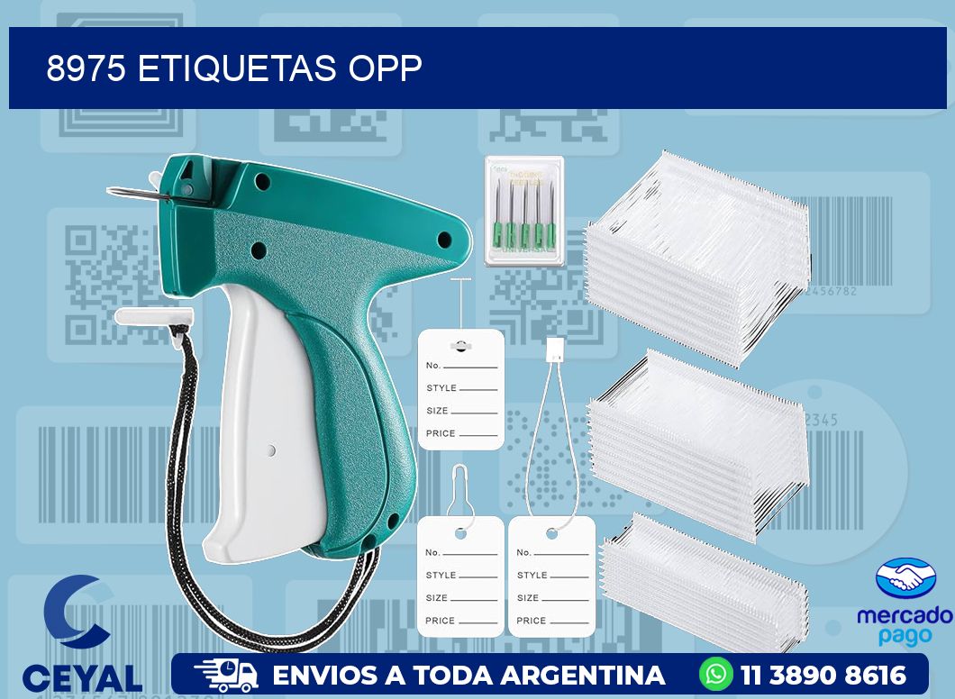 8975 ETIQUETAS OPP