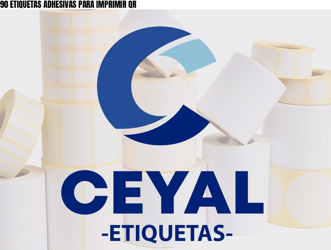 90 ETIQUETAS ADHESIVAS PARA IMPRIMIR QR