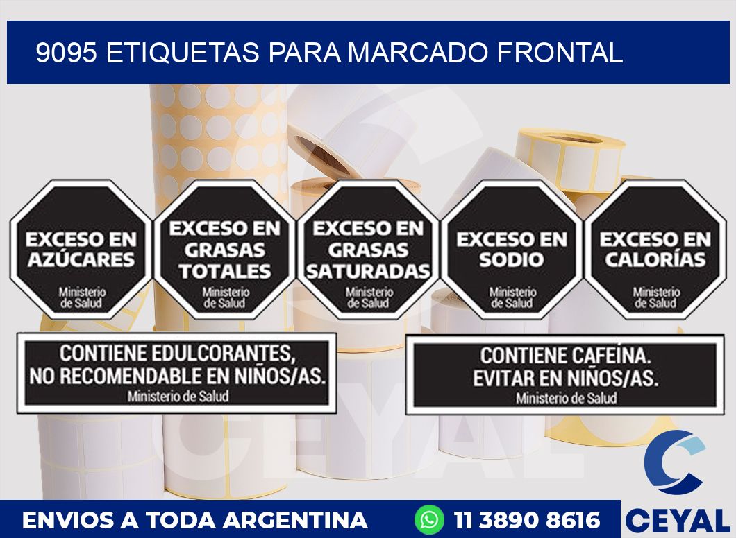 9095 ETIQUETAS PARA MARCADO FRONTAL