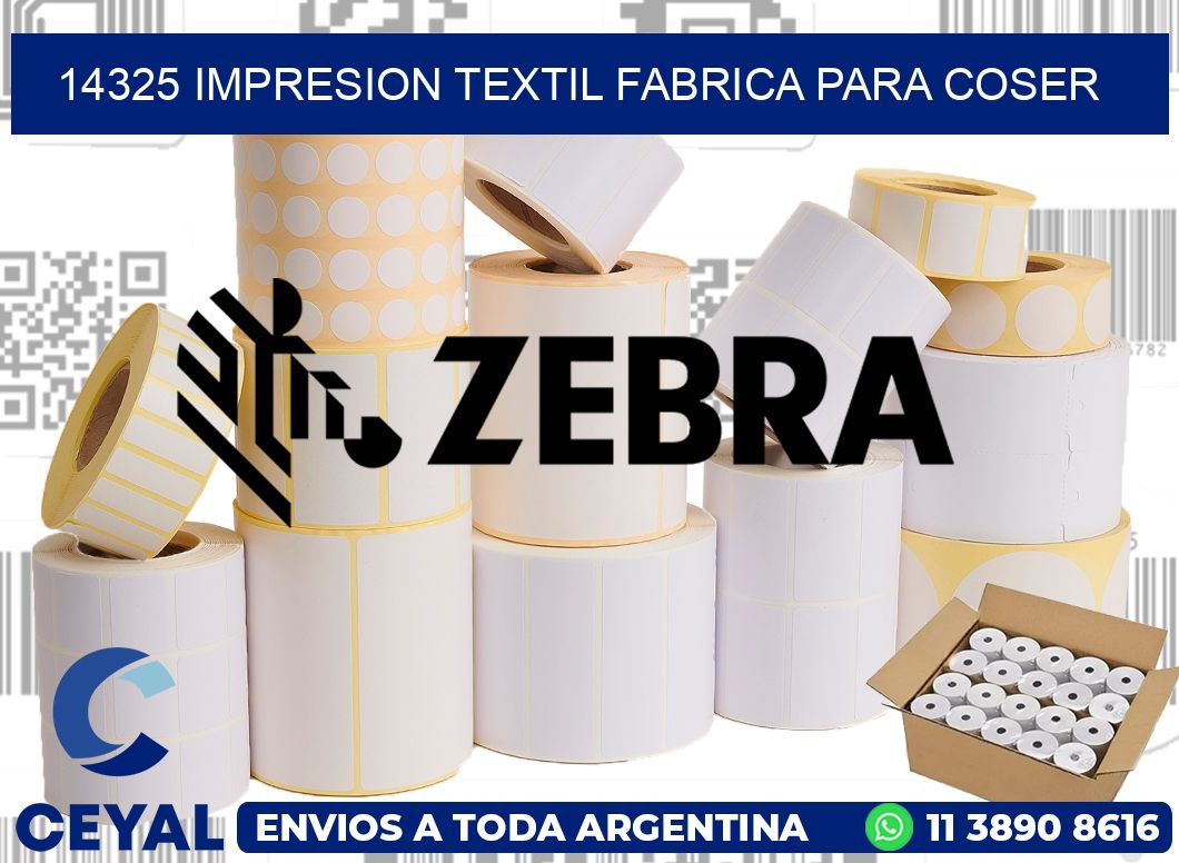 14325 IMPRESION TEXTIL FABRICA PARA COSER
