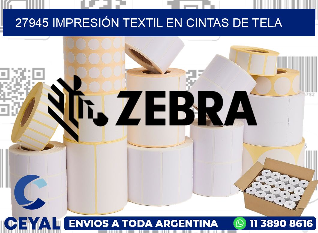 27945 IMPRESIÓN TEXTIL EN CINTAS DE TELA