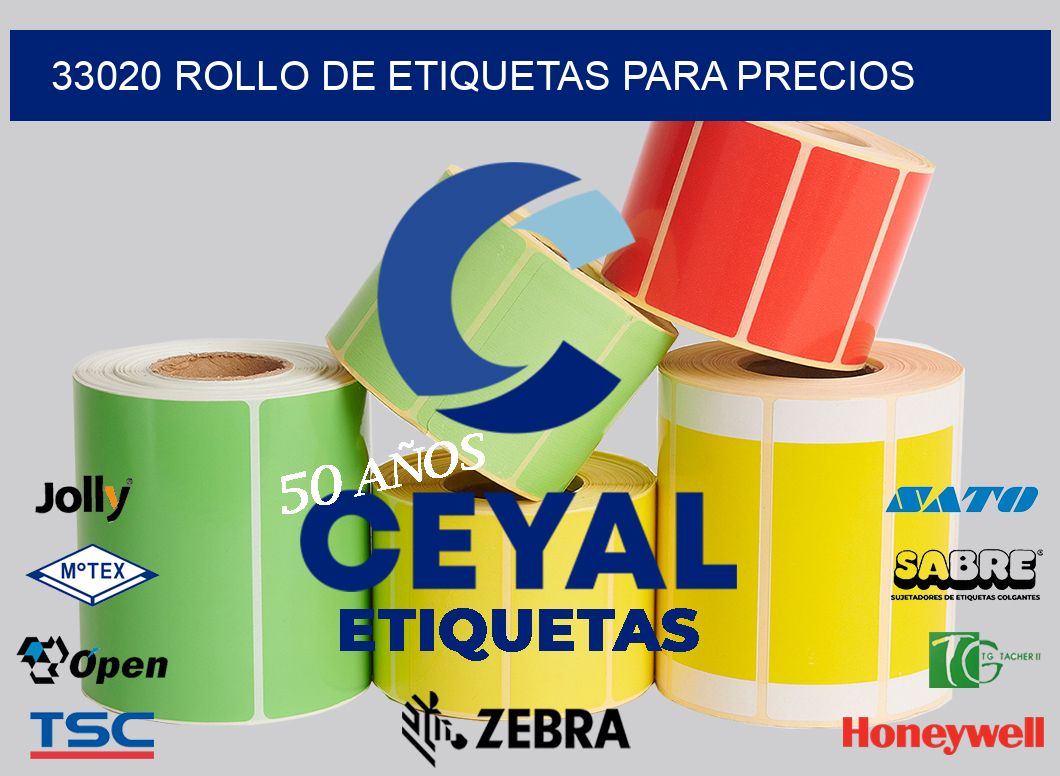 33020 ROLLO DE ETIQUETAS PARA PRECIOS