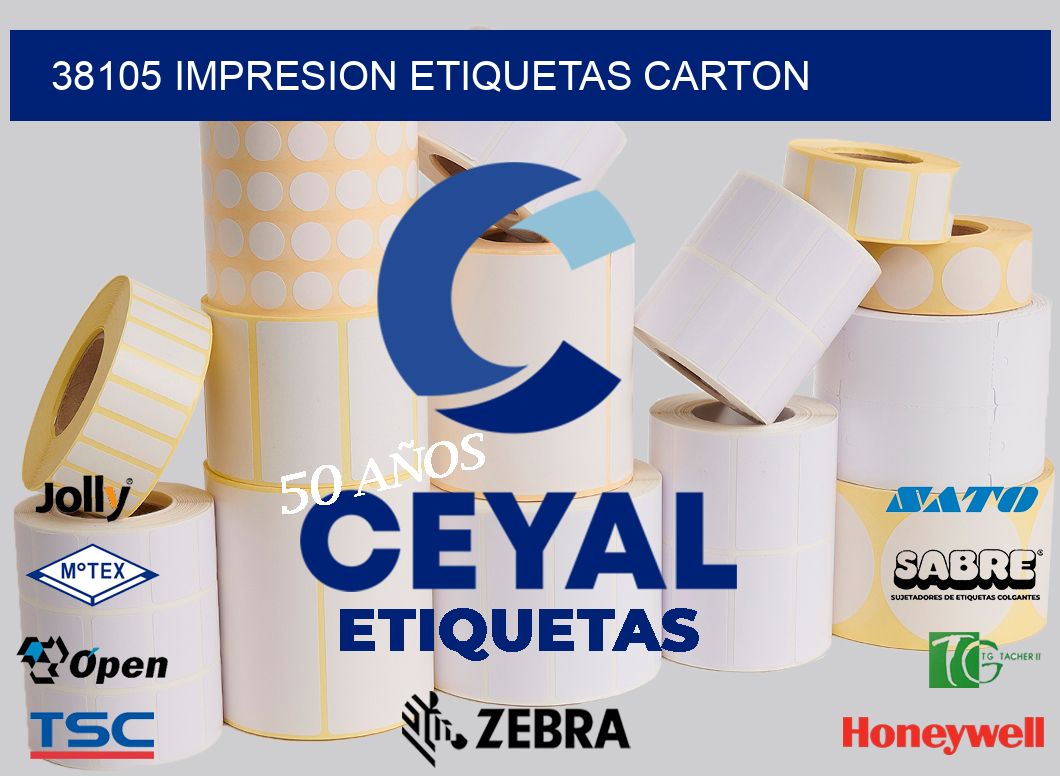 38105 IMPRESION ETIQUETAS CARTON