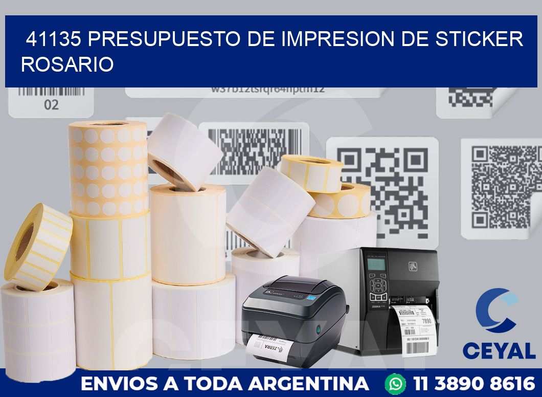 41135 PRESUPUESTO DE IMPRESION DE STICKER ROSARIO