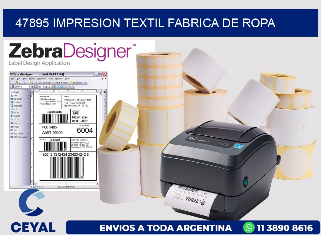 47895 IMPRESION TEXTIL FABRICA DE ROPA