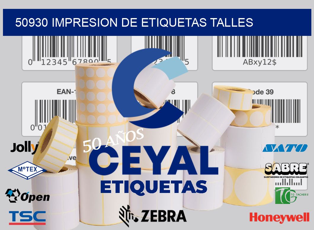 50930 IMPRESION DE ETIQUETAS TALLES