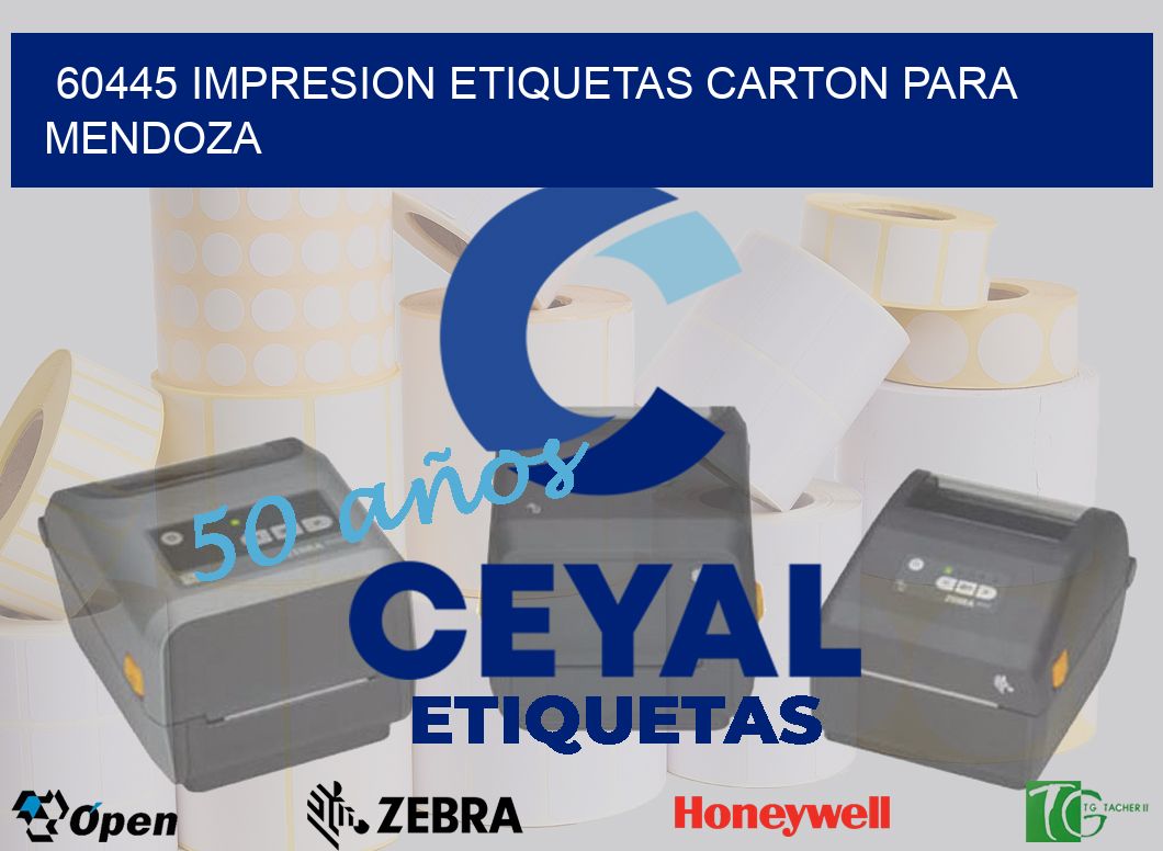60445 IMPRESION ETIQUETAS CARTON PARA MENDOZA